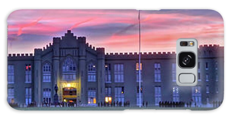 Virginia Military Institute Galaxy Case featuring the photograph The Corps Forms for Breakfast by Don Mercer