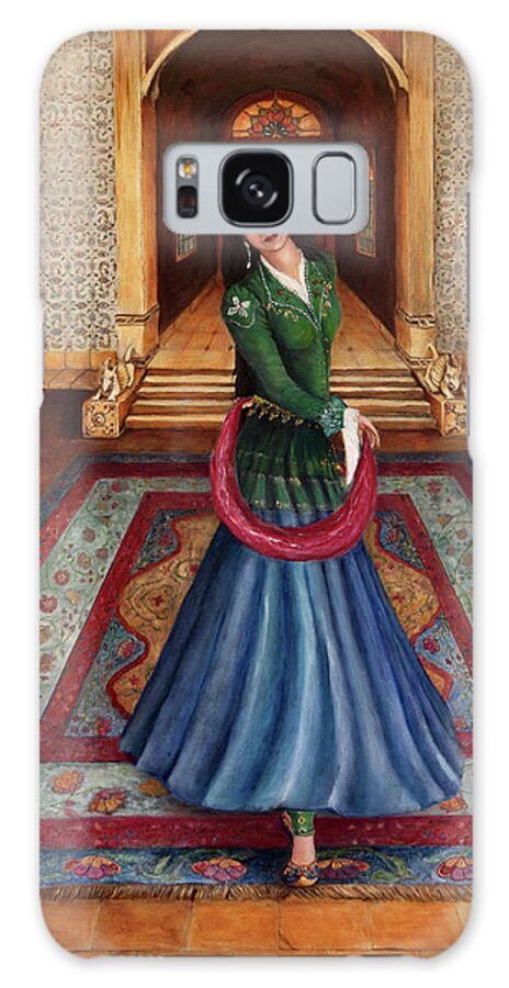 Orient Galaxy S8 Case featuring the painting The Court Dancer by Portraits By NC