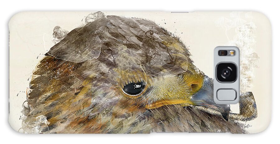 Eagles Galaxy Case featuring the painting The Eagle by Bri Buckley