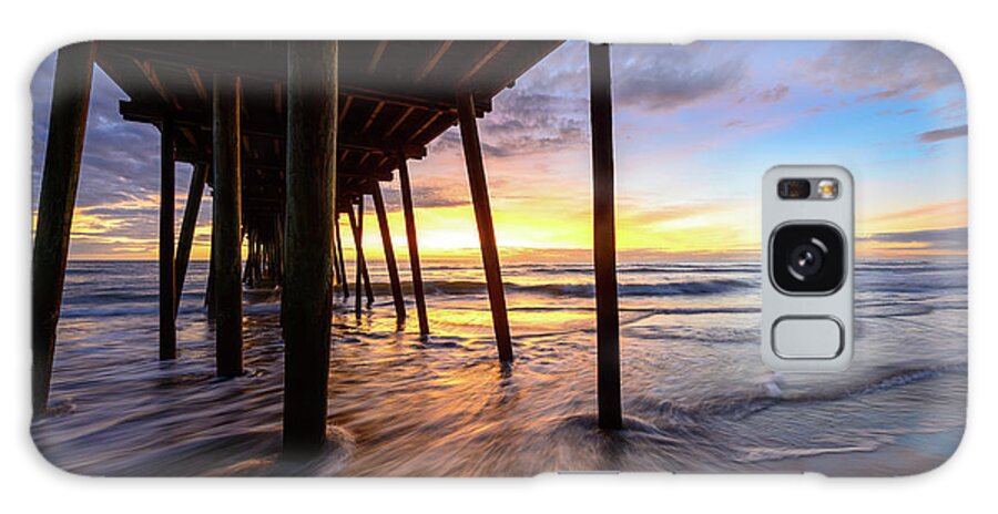 Landscape Galaxy Case featuring the photograph The Enchanted Pier by Michael Scott