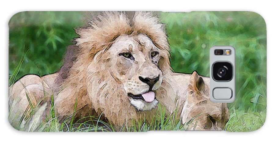 Cincinnati Zoo Galaxy Case featuring the photograph The Family by Ed Taylor