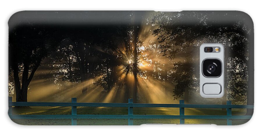 Sunrise Galaxy S8 Case featuring the photograph The First Day of Creation by T Lowry Wilson