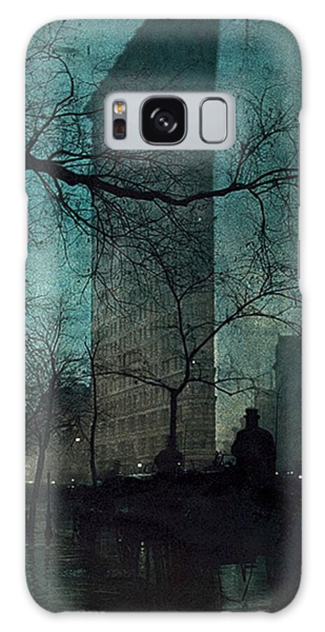 The Flatiron Building Galaxy Case featuring the painting The Flatiron Building by Edward Steichen