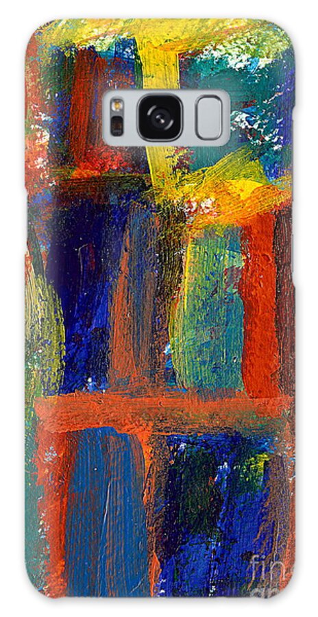 Acrylics Galaxy Case featuring the painting The Foursome by Jan Daniels