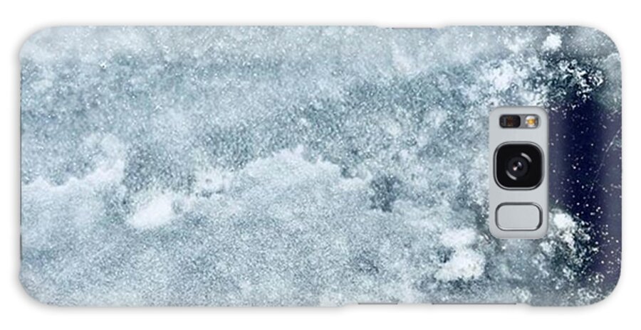 Ice Galaxy Case featuring the photograph The Frozen Arkansas River
#iceicebaby by Donna K Hughes