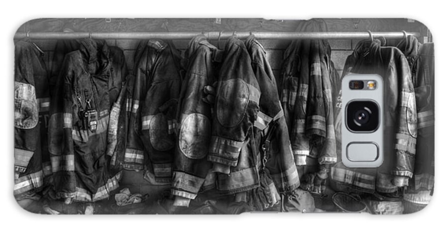 September 11 Galaxy Case featuring the photograph The Gear of Heroes - Firemen - Fire Station by Lee Dos Santos