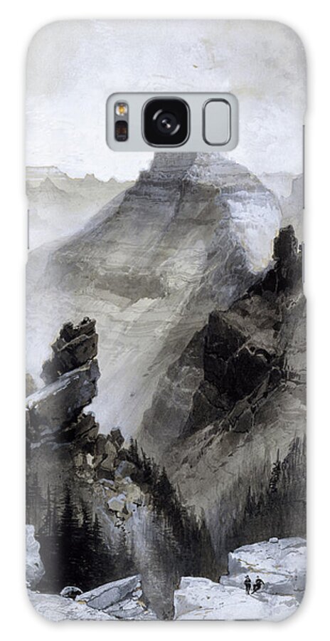 Grand Canyon Galaxy Case featuring the drawing The Grand Canyon Drawing      by Thomas Moran