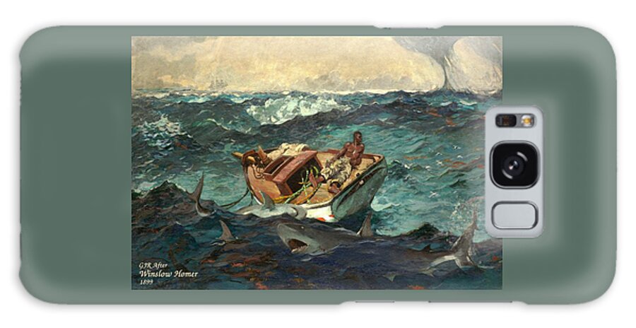 Catholic Galaxy Case featuring the digital art The Gulf Stream - After And Inspired By An Original Painting Done in 1899 By Winslow Homer. L A S by Gert J Rheeders