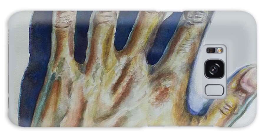 Hand Galaxy Case featuring the painting Hand Study 1 by Jerome Wilson