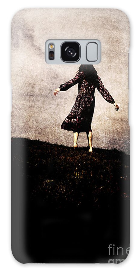 Woman Galaxy Case featuring the photograph The hill by Clayton Bastiani