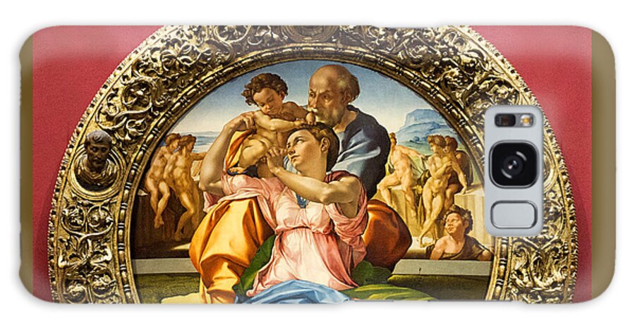 Holy Galaxy Case featuring the photograph The Holy Family - Doni Tondo - Michelangelo by Weston Westmoreland