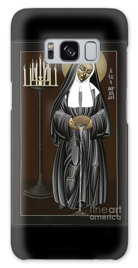 The Kenosis Of St Bernadette Of Lourdes Galaxy S8 Case featuring the painting The Kenosis of St Bernadette of Lourdes 063 by William Hart McNichols