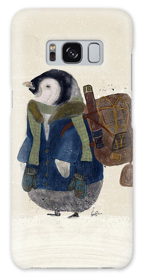 Penguin Galaxy Case featuring the painting The Little Explorer by Bri Buckley