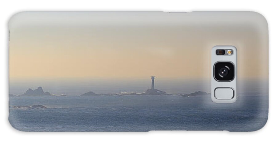 Lighthouse Galaxy Case featuring the photograph The Longships Lighthouse Cornwall by Tony Mills