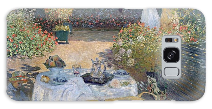 The Luncheon Galaxy Case featuring the painting The Luncheon by Claude Monet