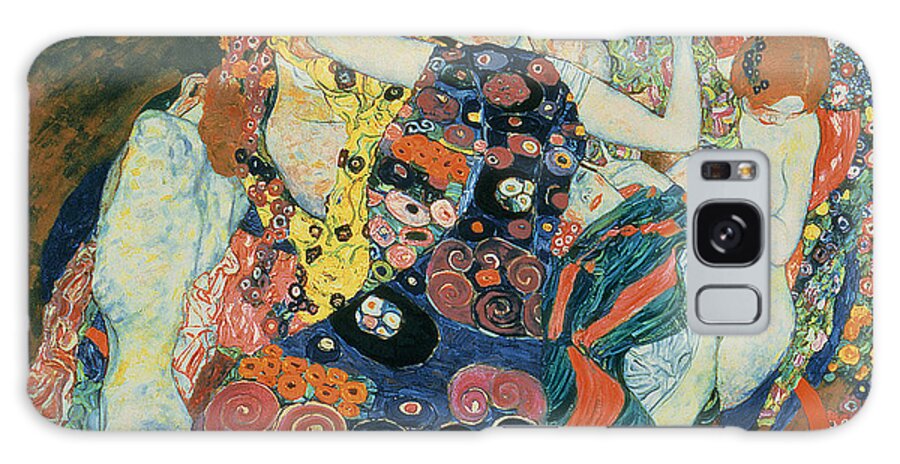 The Maiden Galaxy Case featuring the painting The Maiden by Gustav Klimt