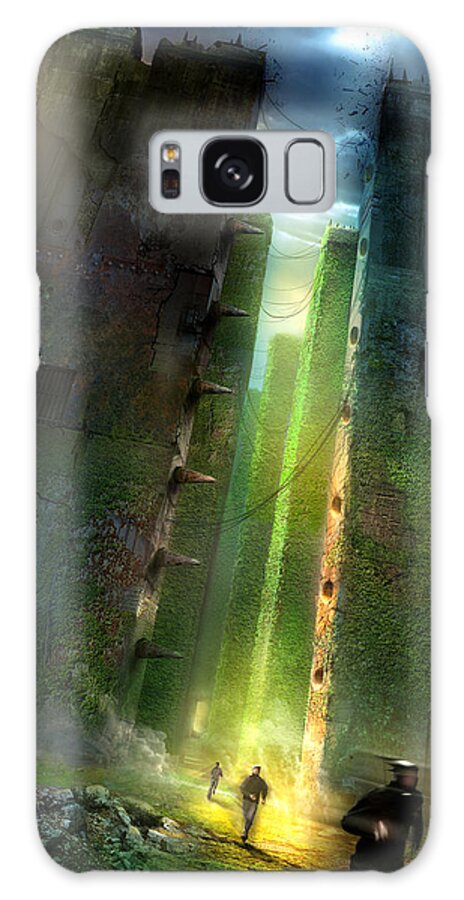 Philip Straub Galaxy Case featuring the painting The Maze Runner by Philip Straub