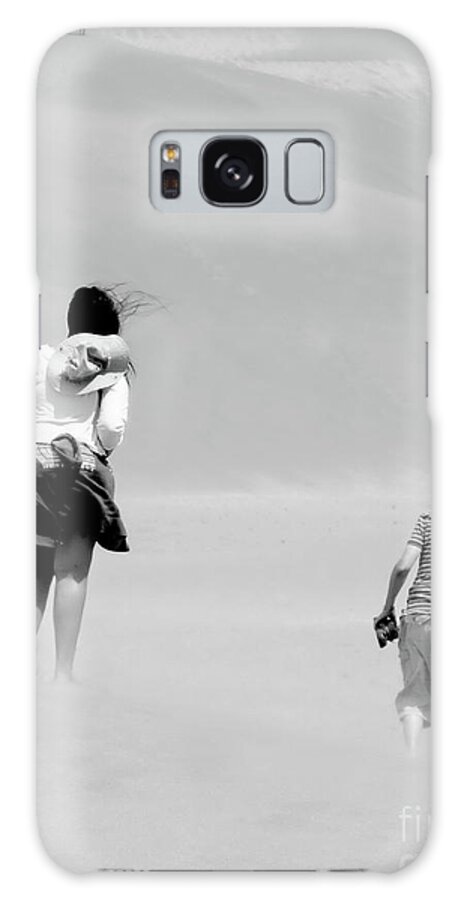 Digital Black And White Photo Galaxy Case featuring the photograph The Men Return by Tim Richards