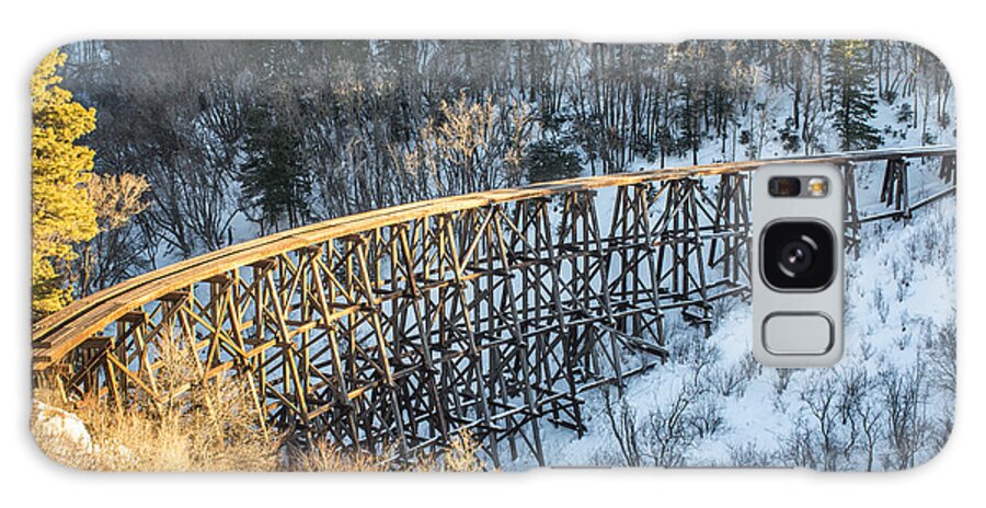Mexican Canyon Treslte Galaxy Case featuring the photograph The Mexican Canyon Trestle by Racheal Christian