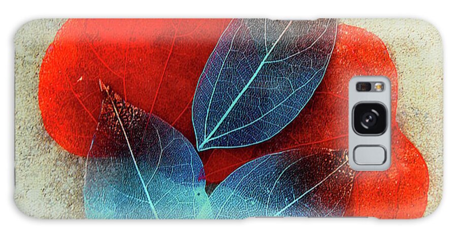 Leaves Galaxy Case featuring the photograph The Monthly Leaf Mixer by Rene Crystal
