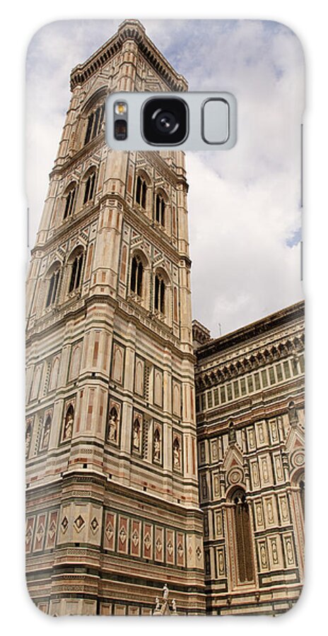 Tuscany Galaxy Case featuring the photograph The neo gothic facade of the Duomo in Florence by Ian Middleton
