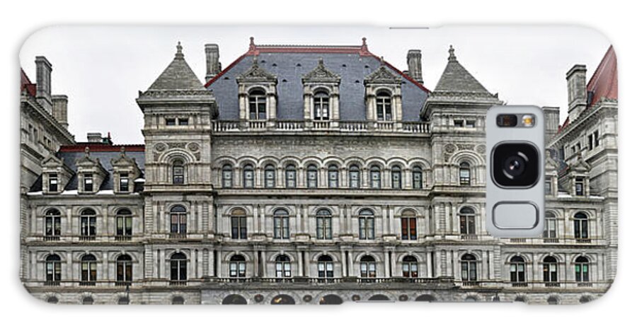 the New York State Capitol Galaxy Case featuring the photograph The New York State Capitol in Albany New York by Brendan Reals