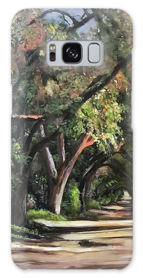 Trees Galaxy Case featuring the painting The Oaks by Gloria Smith