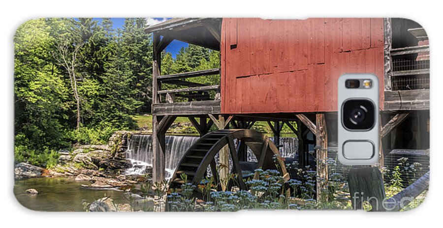 grist Mill Galaxy Case featuring the photograph The Old Mill Museum. by New England Photography