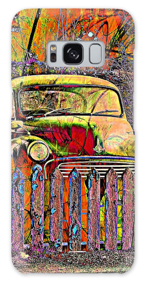 Car Galaxy Case featuring the photograph The Old Morris Minor by Joe Cashin
