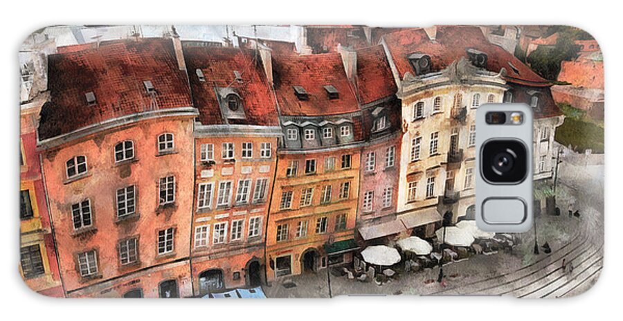  Galaxy Case featuring the photograph Old Town in Warsaw # 20 by Aleksander Rotner