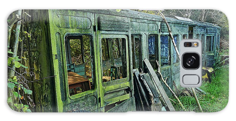 Vintage Galaxy Case featuring the photograph The 'Open' Saloon by Richard Denyer
