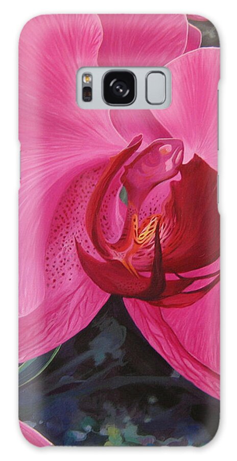 Orchid Galaxy S8 Case featuring the painting The Orchid in San Juan by Hunter Jay