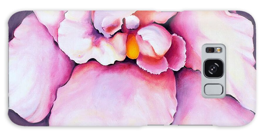 Orcdhid Bloom Artwork Galaxy Case featuring the painting The Orchid by Jordana Sands
