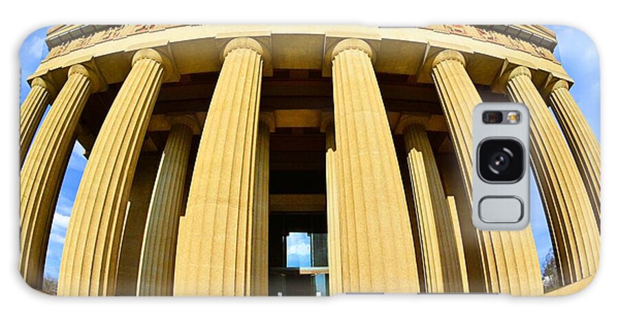  The Parthenon In Nashville Tennessee 3 Galaxy Case featuring the photograph The Parthenon In Nashville Tennessee 3 by Lisa Wooten