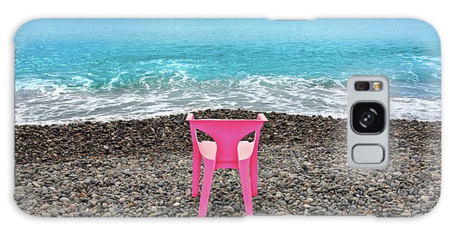  Coast Galaxy S8 Case featuring the photograph The Pink Chair by Al Hurley