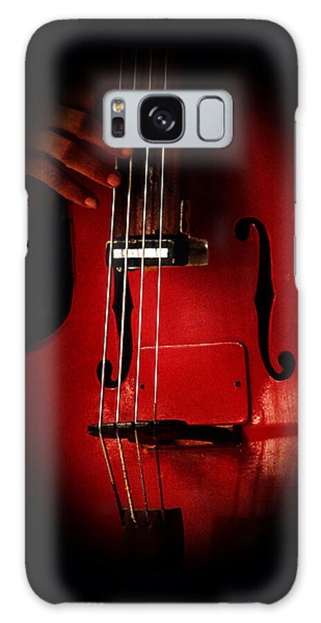 Connie Handscomb Galaxy Case featuring the photograph The Red Cello by Connie Handscomb