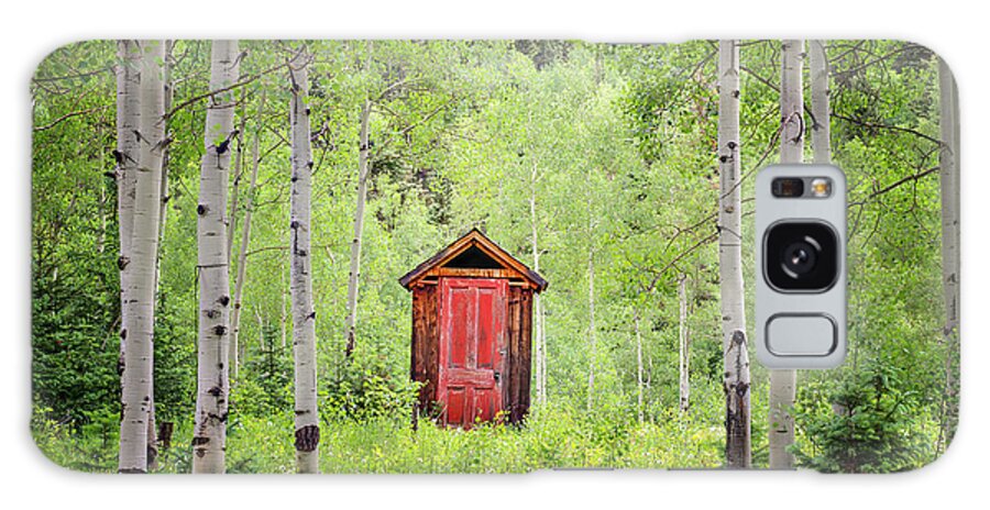 Colorado Galaxy Case featuring the photograph The Red Door by Angela Moyer