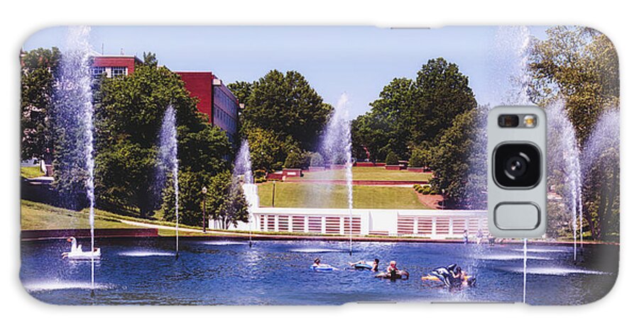 Clemson University Galaxy Case featuring the photograph The Reflection Pond - Clemson University by Mountain Dreams