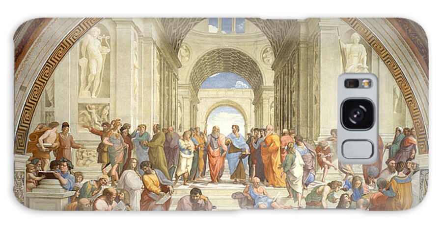 Science Galaxy Case featuring the photograph The School Of Athens, Raphael by Science Source