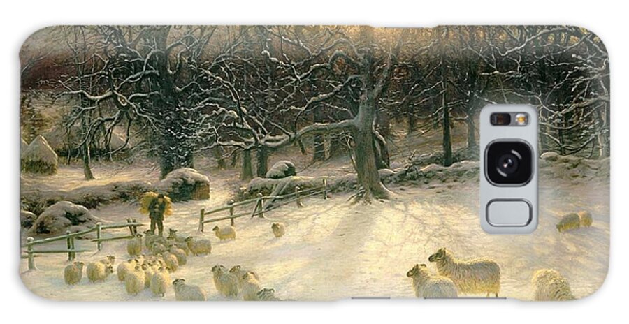 Winter Galaxy Case featuring the painting The Shortening Winters Day is Near a Close by Joseph Farquharson