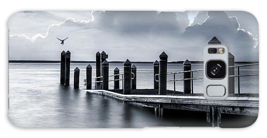 Pier Galaxy Case featuring the photograph The Silver Lining by Robin-Lee Vieira