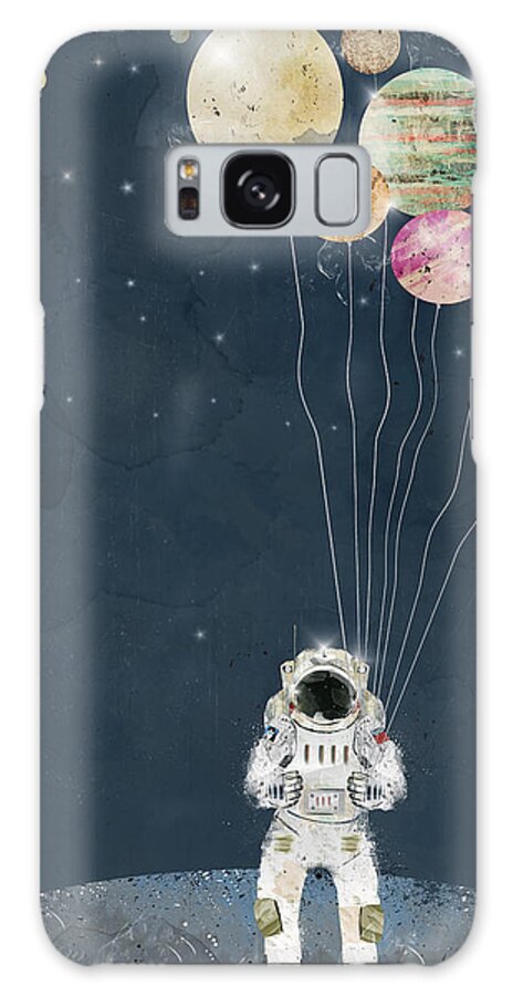 Solar System Galaxy Case featuring the painting The Solar Collector by Bri Buckley