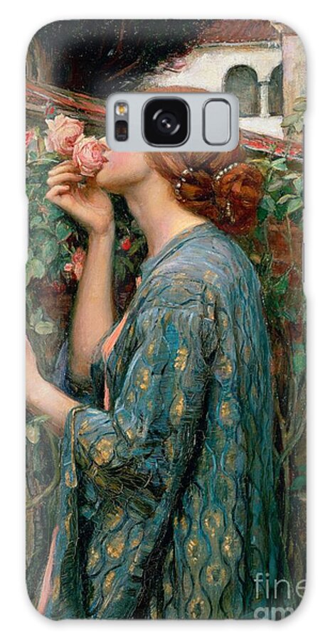 The Galaxy Case featuring the painting The Soul of the Rose by John William Waterhouse