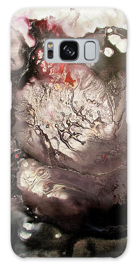 Abstract Galaxy Case featuring the painting The Source by Bobby Zeik