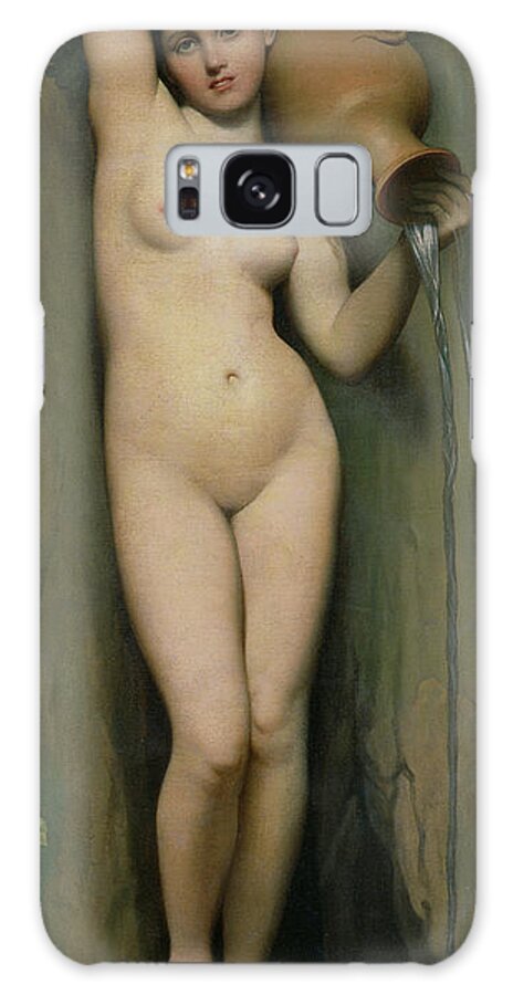 Nude Galaxy Case featuring the painting The Source by Ingres
