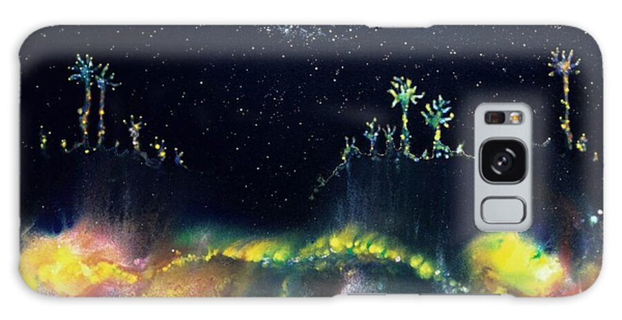 Spiritual Galaxy Case featuring the painting The Starfields of Andromeda by Lee Pantas