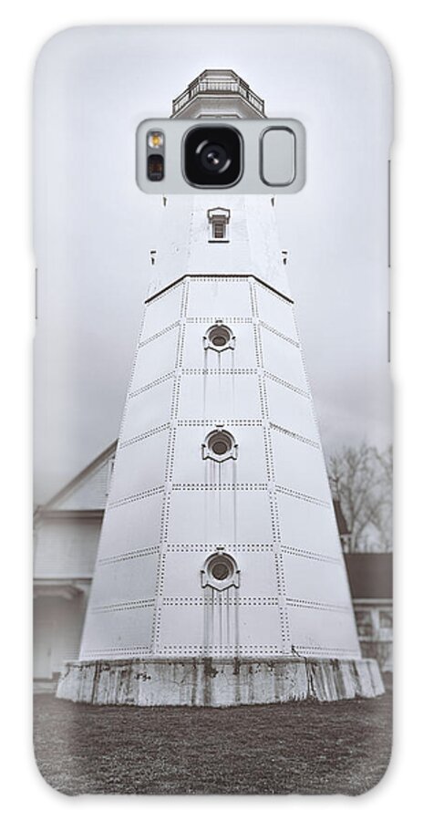 North Point Lighthouse Galaxy Case featuring the photograph The Steel Tower by Scott Norris