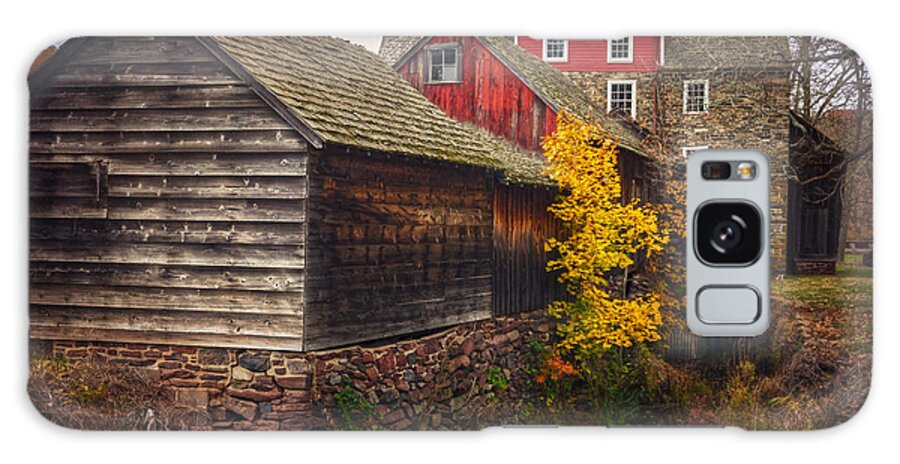 (farm Or Farmlands) Galaxy Case featuring the photograph The Stover-Meyers Mill by Debra Fedchin