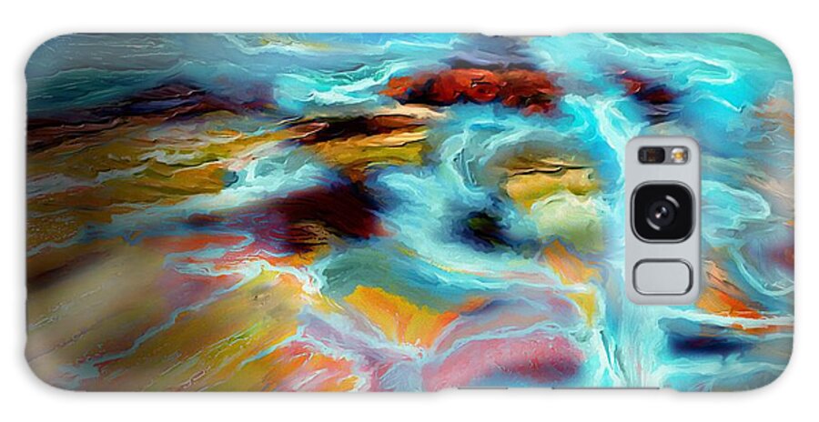 Landscapes Galaxy Case featuring the painting The Tempest by Bob Salo
