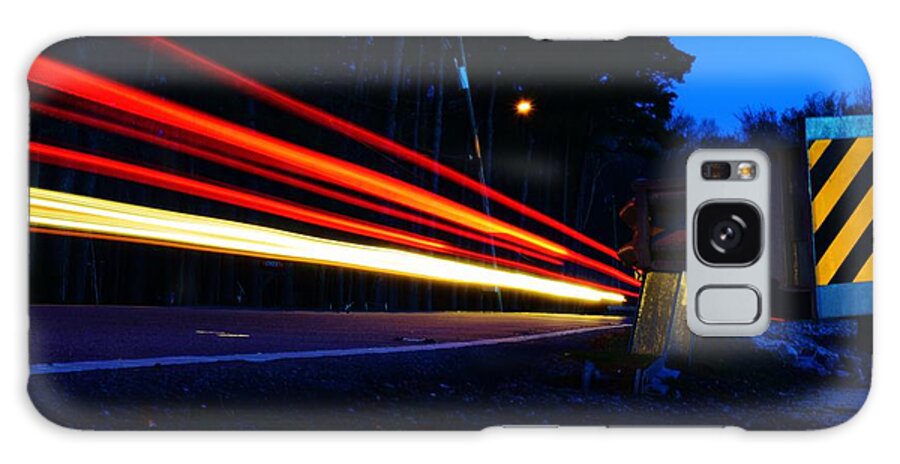 Light Trail Galaxy Case featuring the photograph The Trail To... by Nicole Lloyd